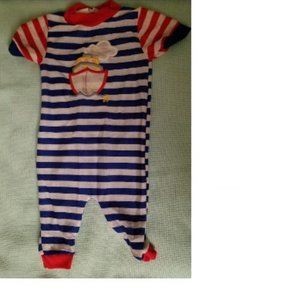 Baby Dr Denton Onesie with Feet  (Size: Fits 14 to 18 Lbs)